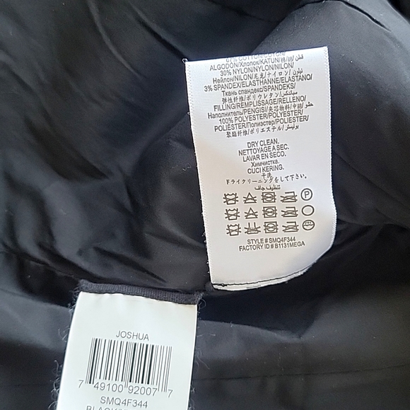 BCBGMaxAzria quilted cropped moto blazer XXS - Picture 7 of 10